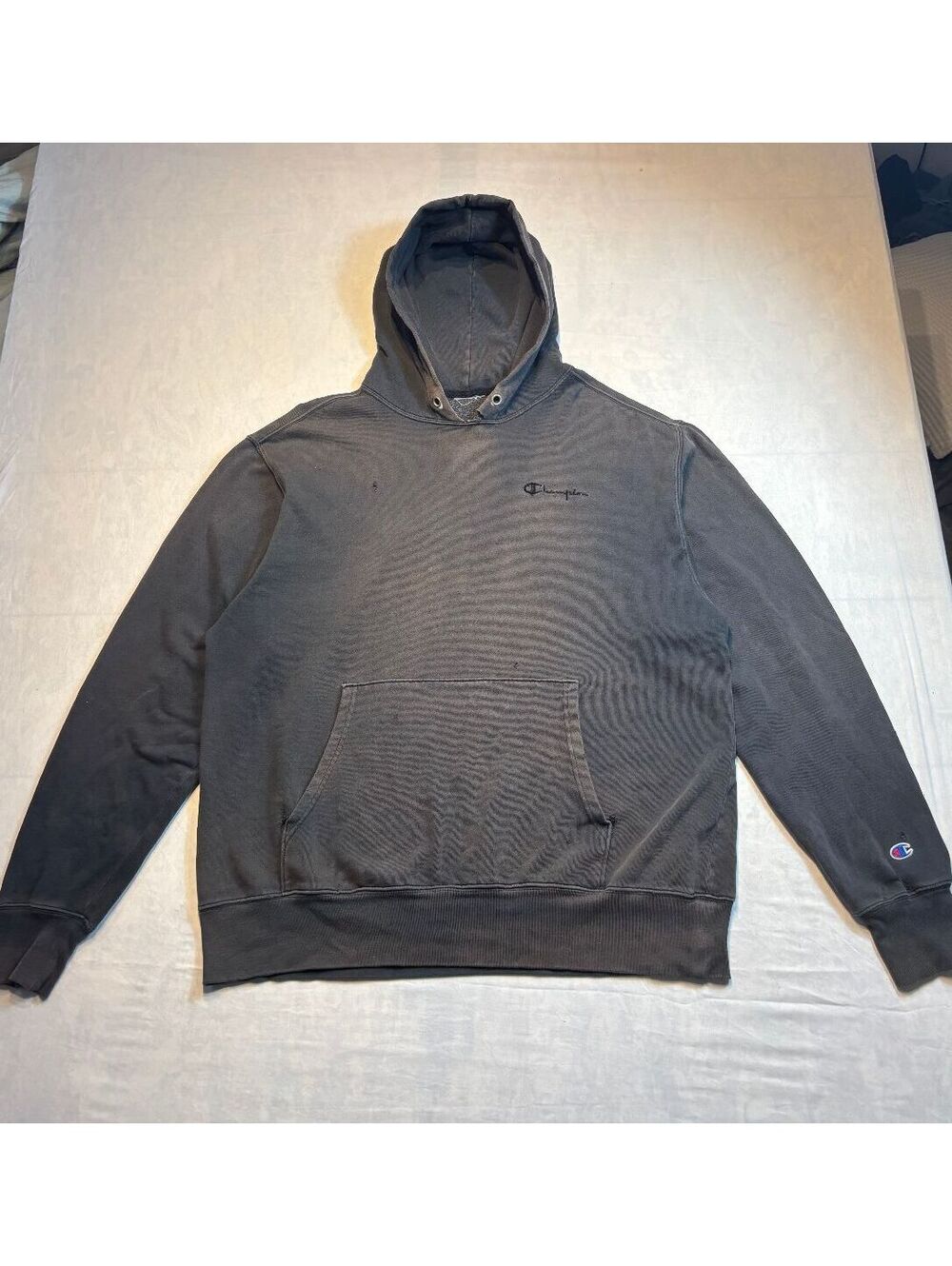 Vintage Distressed Faded Blank Heavyweight Champion Hoodie